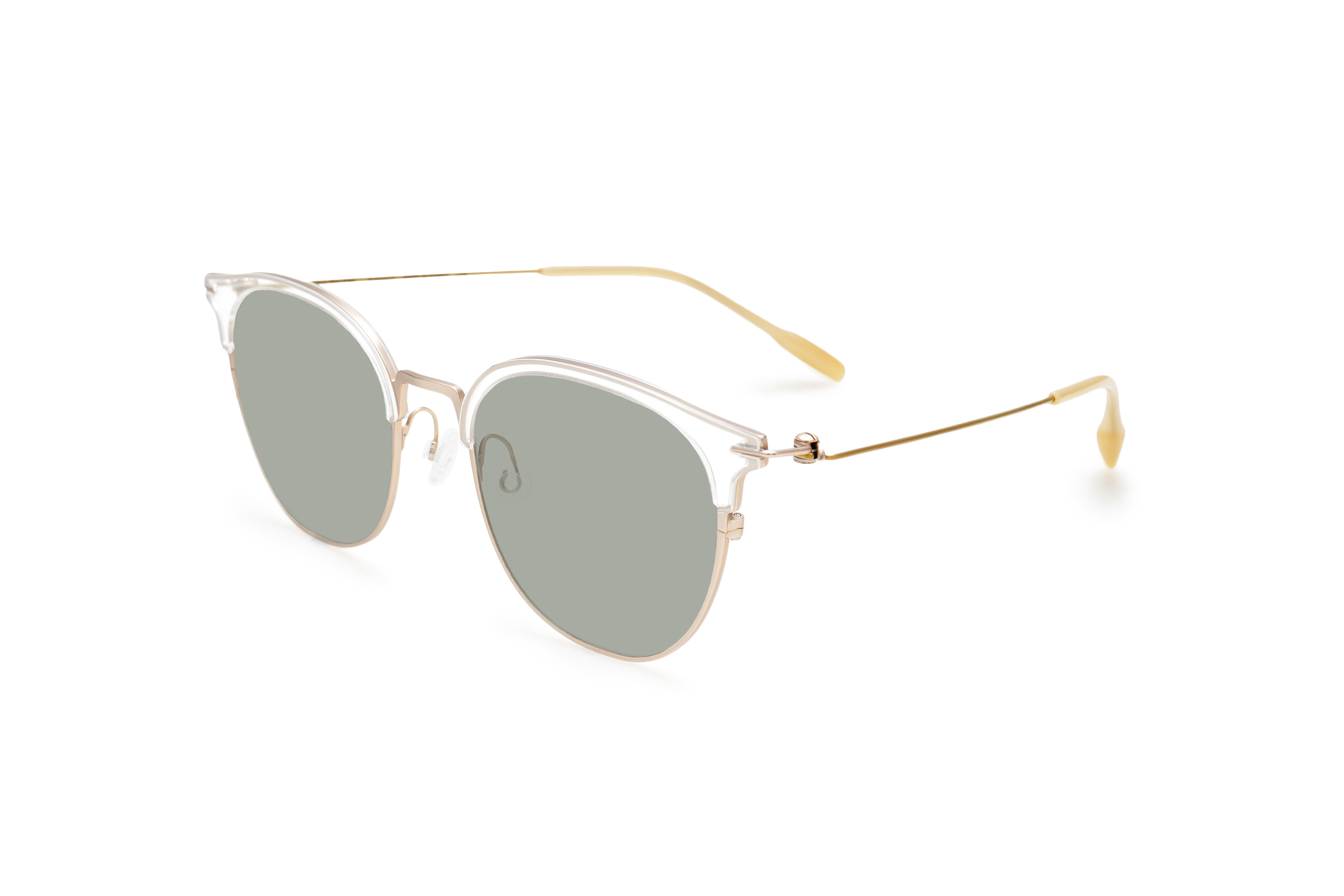 Halo migraine glasses titanium gold profile#color_gold