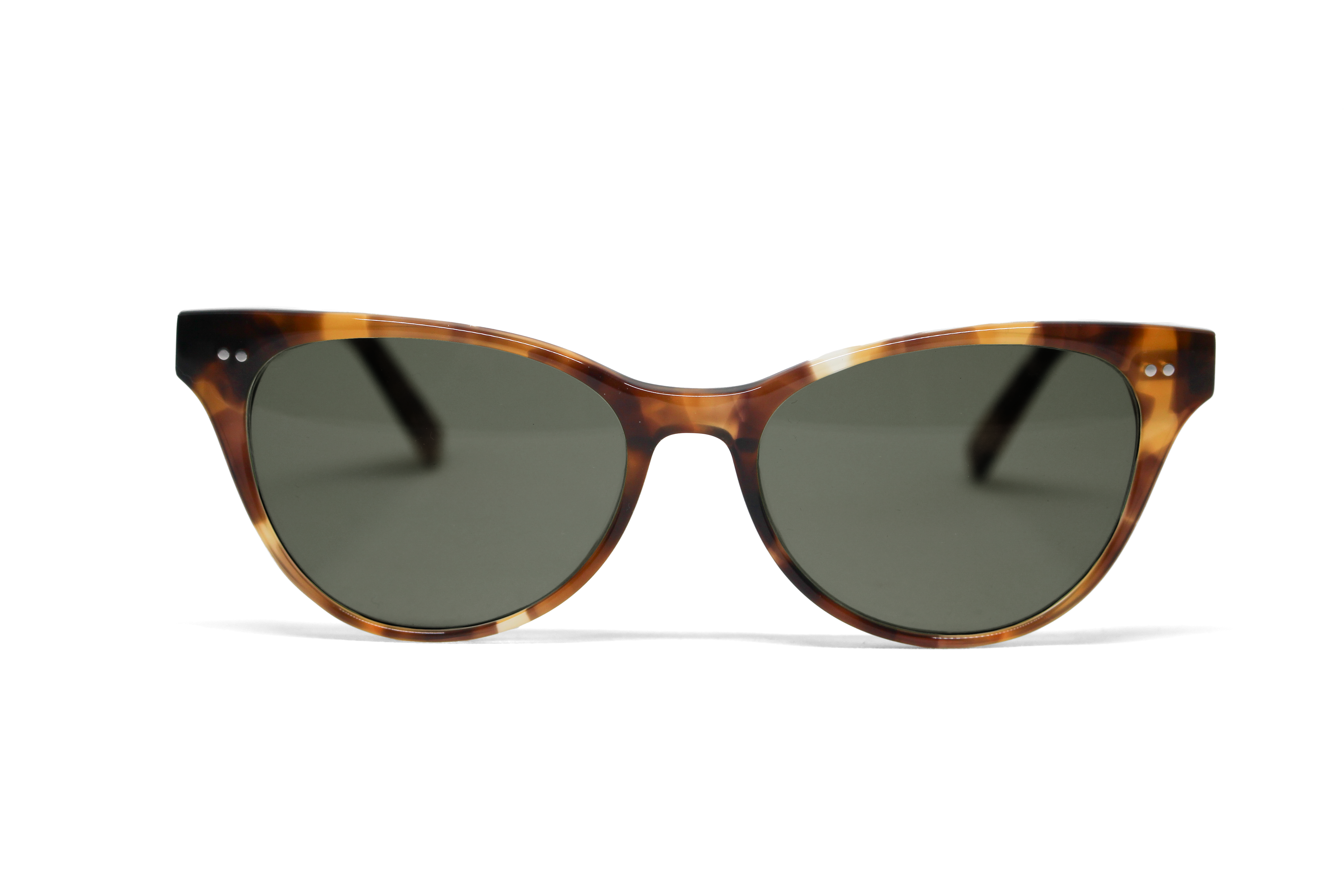 cateye migraine glasses front#color_havana#lens-type_avulux-atlas