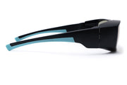 Avulux Fit Over wrap migraine glasses profile