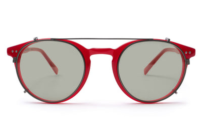 Avulux Light Sensitivity Lilu Glasses in Red with clip-on front#color_red